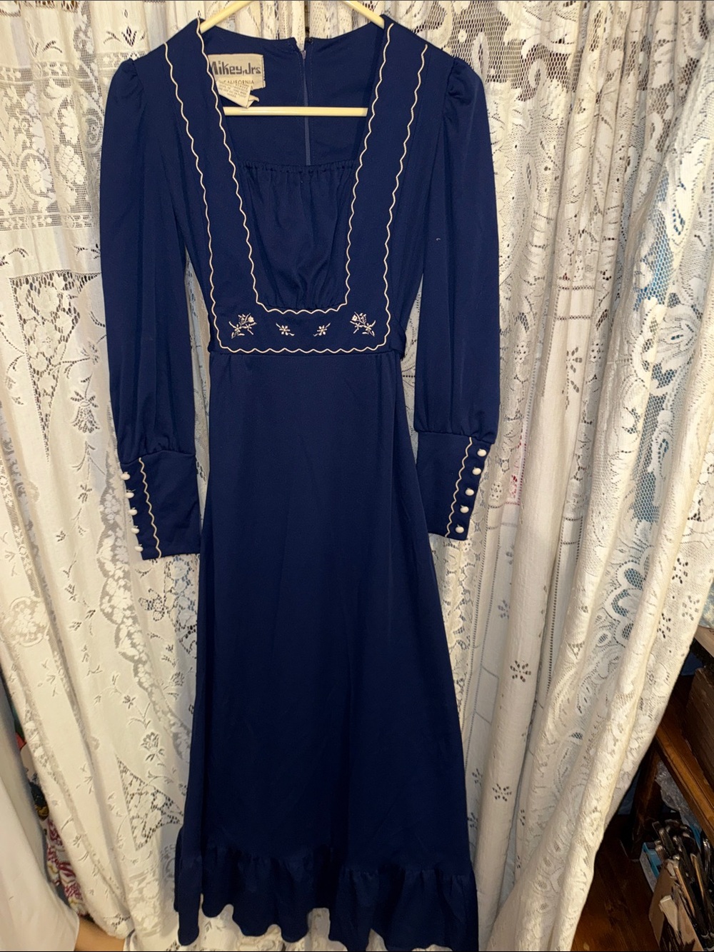 Vintage Mickey Jr of Calif. maxi dress 70’s - Picture 3 of 9